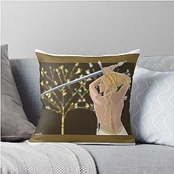 Muscle Mommy Galadriel Throw Pillow