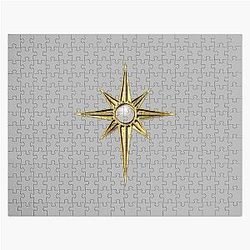 Lady Galadriel star elven badge Rings of Power queen warrior Jigsaw Puzzle