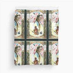 The Rings of Power Galadriel and Halbrand Duvet Cover