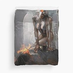 Galadriel in Amon Sul Duvet Cover