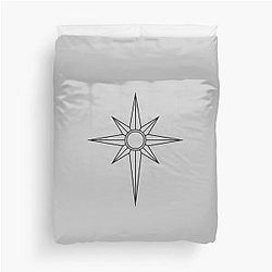 Lady Galadriel, Elven, Rings of Power, Queen, Warrior Duvet Cover