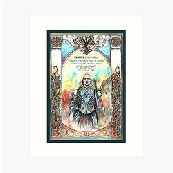 The Rings of Power Galadriel of the Noldor Art Print