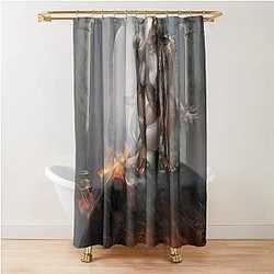 Galadriel in Amon Sul Shower Curtain