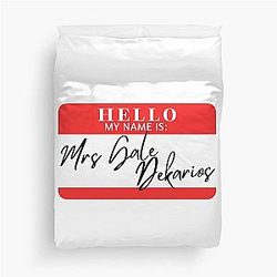 Mrs. Gale Dekarios Duvet Cover