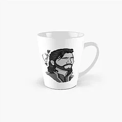 Gale Dekarios Baldurs Gate Headshot Black and White Tall Mug