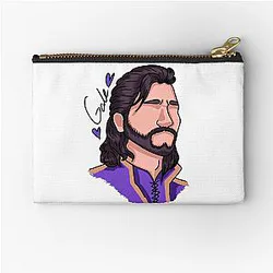 Gale Dekarios - Baldur's Gate 3 - Headshot - Colour Zipper Pouch