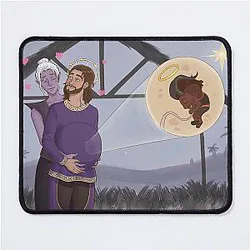 Pregnant Gale Dekarios Mouse Pad