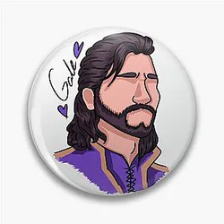 Gale Dekarios - Baldur's Gate 3 - Headshot - Variation - Colour Pin