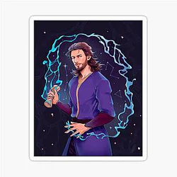Gale Dekarios Baldurs Gate 3 Sticker