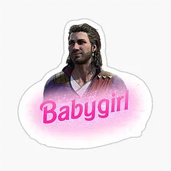 Gale Dekarios Babygirl Sticker