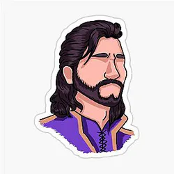 Gale Dekarios - Headshot - Baldur's Gate Sticker Variation 3