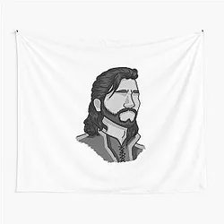 Gale Dekarios - Headshot - Baldur's Gate - Greyscale no writing Tapestry