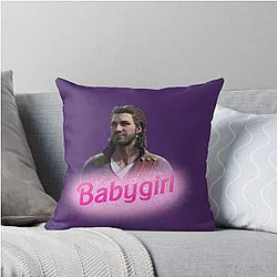 Gale Dekarios Baby Girl Throw Pillow
