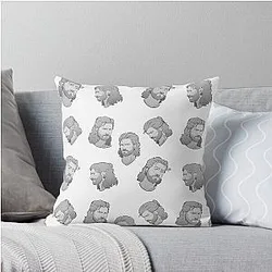 The Many Faces of Gale Dekarios Throw Pillow