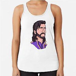 Gale Dekarios - Headshot - Baldur's Gate Variation 3 Racerback Tank Top