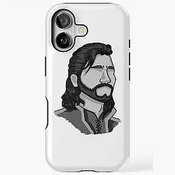 Gale Dekarios - Headshot - Baldur's Gate - Greyscale iPhone Tough Case