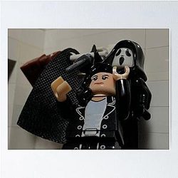 Lego Scream 3 - Gale Weathers vs Ghostface Poster