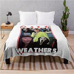 Gale Weathers Scream Tribute Funny Throw Blanket