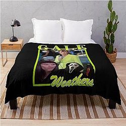 Gale Weathers Scream Tribute Throw Blanket