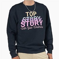 Top Story with Gale Weather's Pastel Pullover Sweatshirt