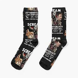 Scream 25th Anniversary 1996 Cast Signed Sidney Gale Weathers Dwight Gifts Vintage Unisex T Shirt Sweatshirt Socks