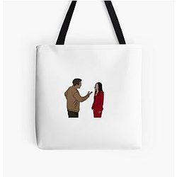 Dewey Riley and Gale Weathers All Over Print Tote Bag