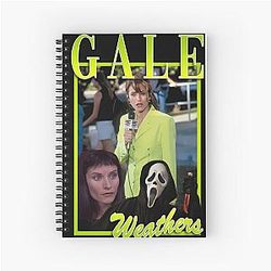 Gale Weathers Scream Tribute Spiral Notebook