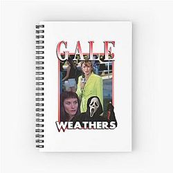 Gale Weathers Scream Tribute Spiral Notebook