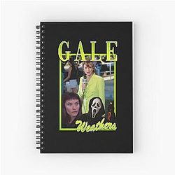 Art Gale Weathers Scream Spiral Notebook