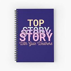 Top Story with Gale Weathers Pastel Notebook