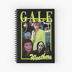 Gale Weathers Scream Tribute Spiral Notebook