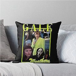 Gale Weathers Scream Tribute Throw Pillow