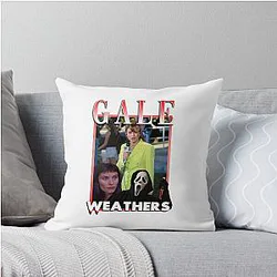 Gale Weathers Scream Tribute Fun Gift Throw Pillow