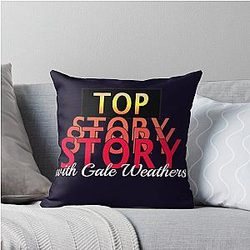 Top Story with Gale Weathers Throw Pillow -> Top Story with Gale Weathers Throw