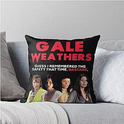 Scream Franchise - Gale Weathers Throw Pillow
