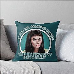 Scream 3 - Gale Weather's Throw Pillow