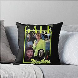 Gale Weathers Scream Tribute Throw Pillow