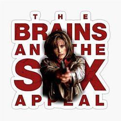 Scream: Gale Weathers: Brains and Sex Appeal Sticker