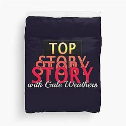 Top Story with Gale Weathers Duvet Cover