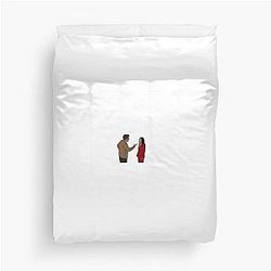 Dewey Riley and Gale Weathers Duvet Cover