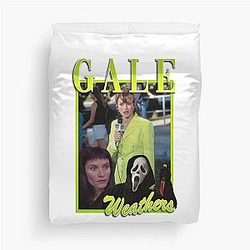 Gale Weathers Scream Movie Art T-Shirt For Horror Fans Duvet Cover