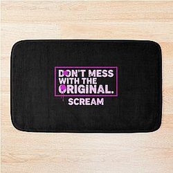 Of the Original T-Shirt - Scream Movie Quote - Gale Weathers Distressed Typography Bath Mat