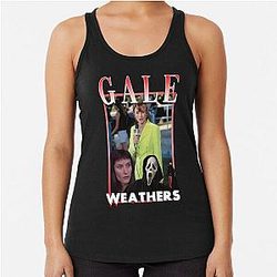 Gale Weathers Scream Tribute T-Shirt For Horror Fans Racerback Tank Top