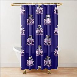 Top Story with Gale Weathers Pastel Shower Curtain