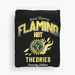 Game Theory Flaming Hot Duvet Cover
