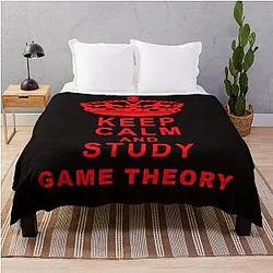 Keep Calm and Study Game Theory Nerds Gift Ideas Throw Blanket