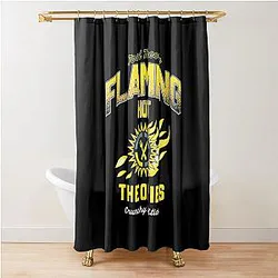Game Theory Flaming Hot Shower Curtain