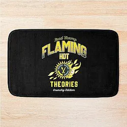 Game Theory Flaming Hot Bath Mat