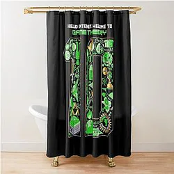 Game Theory Anniversary Shower Curtain
