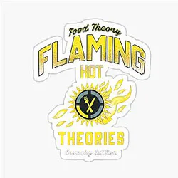 Game Theory Flaming Hot Sticker